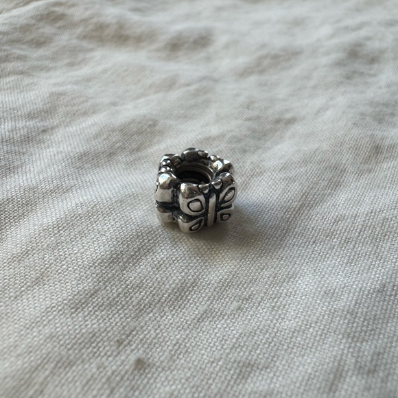 PANDORA CHARM | BUTTERFLY SPACER CHARM | SILVER | MADE FOR PANDORA BRACELET - Picture 3 of 6